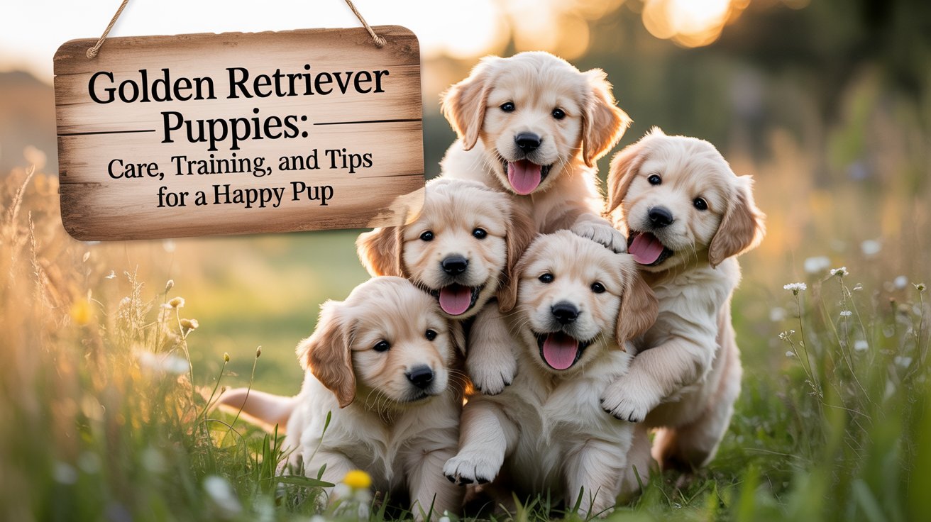 Golden-Retriever-Puppies:-Care,-Training,-and-Tips-for-a-Happy-Puppy